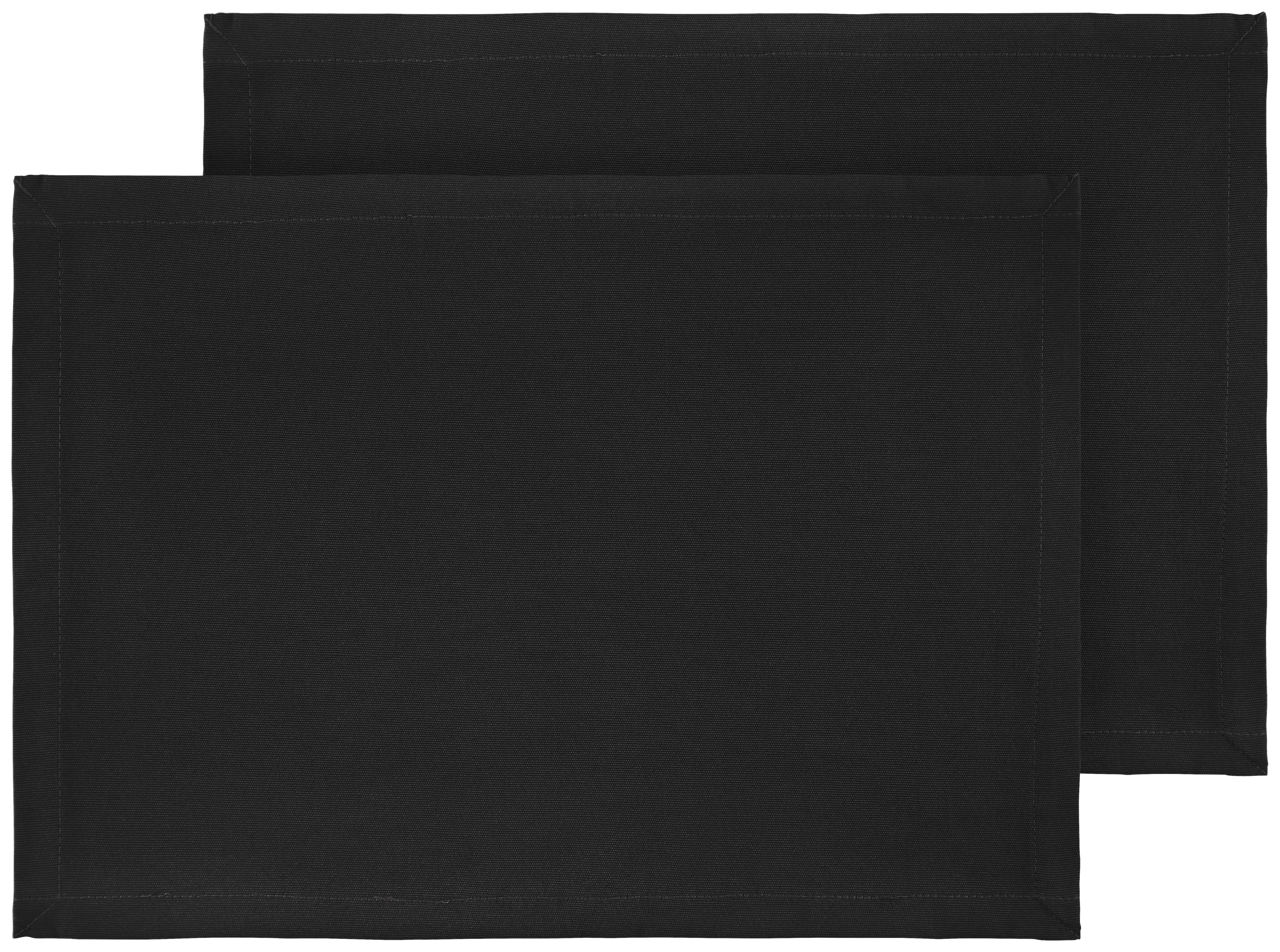 Prostírání Steffi, 33/45cm - černá, textil (33/45cm) - Mary's