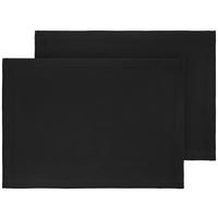 Prostírání Steffi, 33/45cm - černá, textil (33/45cm) - Mary's