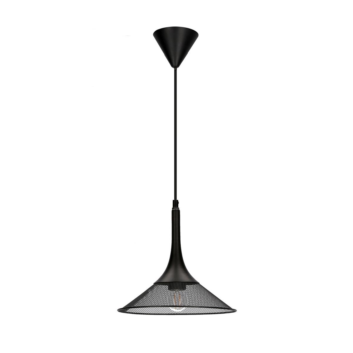 Pendelleuchte 50101205 Kiruna - Schwarz, Design, Metall (25/25/110cm)