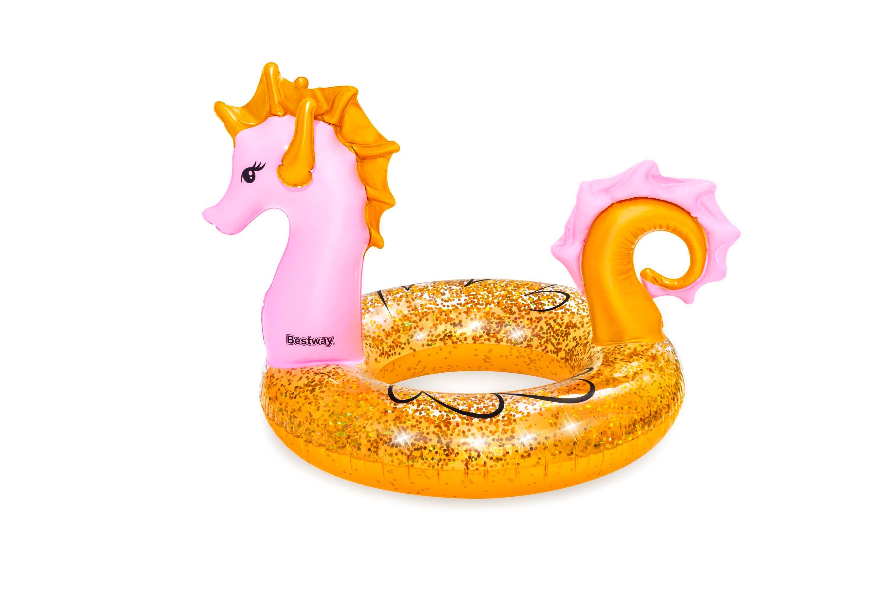 Schwimmreifen für Kinder Ø 84 cm, Seepferdchen - Pink/Orange, LIFESTYLE, Kunststoff (104,5/84/76cm) - Bestway