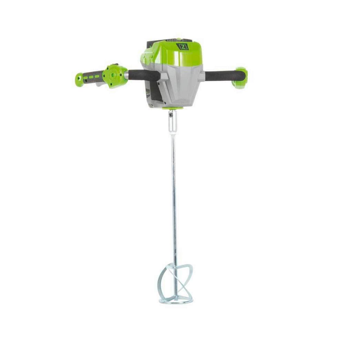 Erdbohrer ZI-EBM40V inkl. Rührer Akku 40 Volt - Grün, Basics, Metall (63/104/25cm) - Zipper