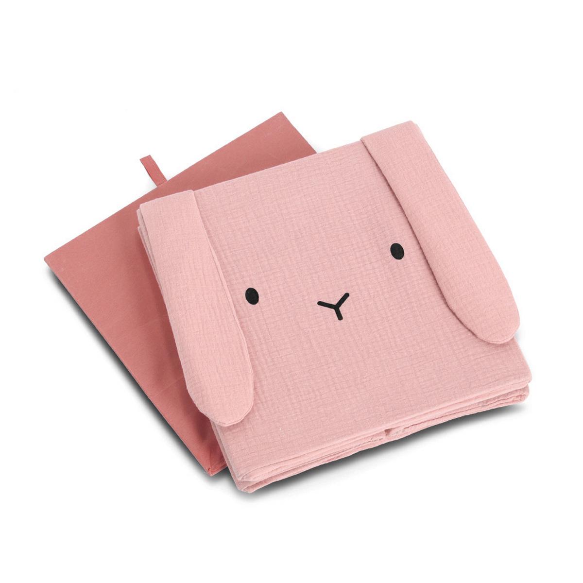 Aufbewarhungsbox 'Hase' altrosa, ca. 28x28x28 cm - Altrosa, Textil (28/28/28cm)