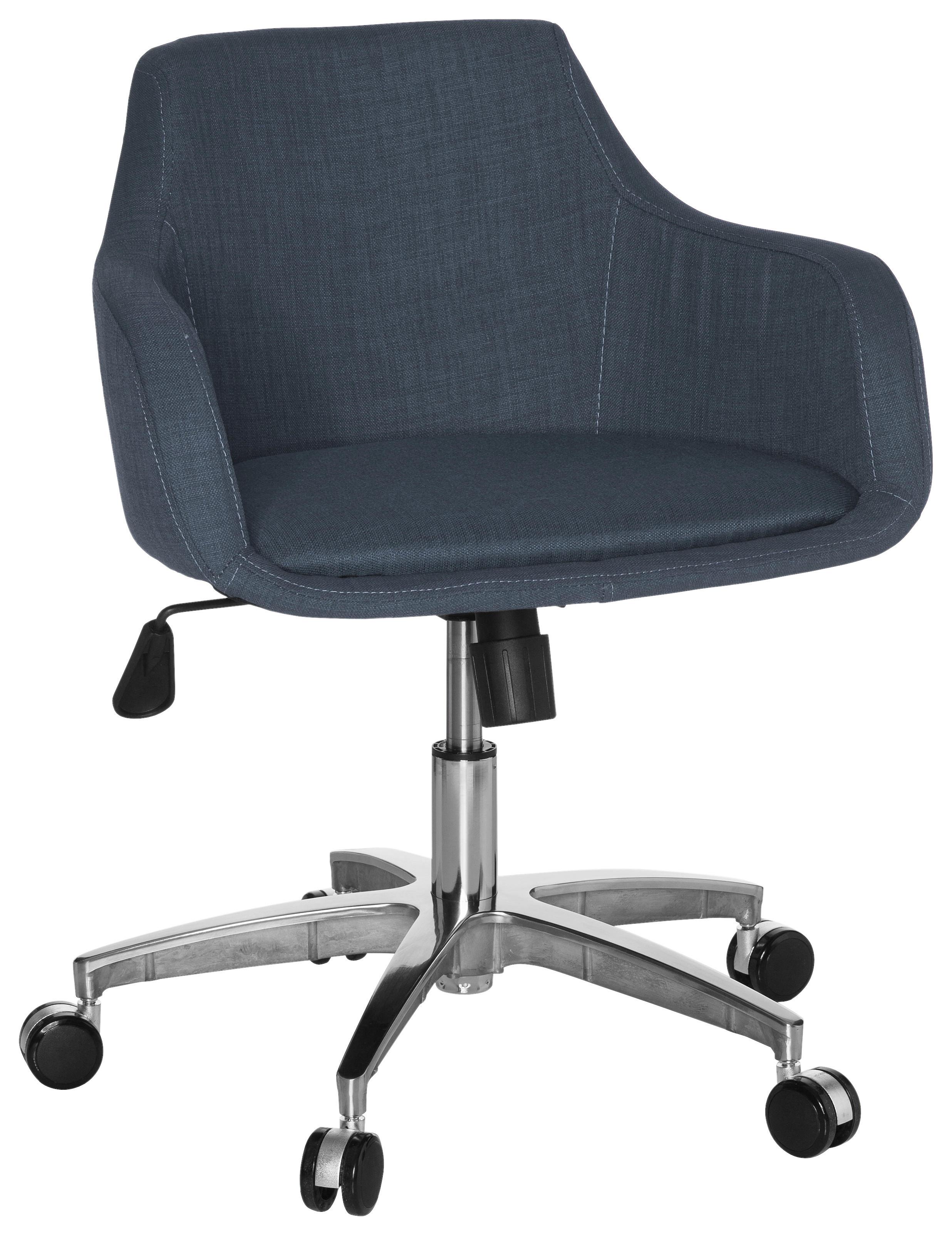 Drehstuhl Solao 100 Dunkelgrau - Dunkelgrau, MODERN, Kunststoff/Textil (55/86/41cm) - MID.YOU