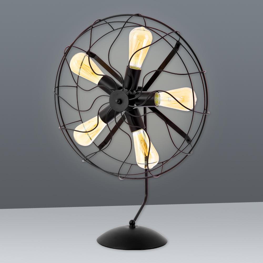 Tischlampe Alex Schwarz Alex - Schwarz, Trend, Metall (47,5/14,5/64cm) - Näve