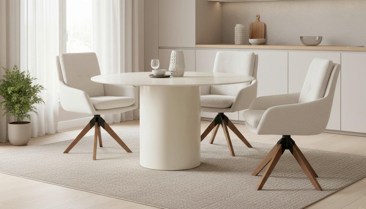 Esstisch Tivoli Beige L: 120 cm - Beige, MODERN, Glas/Holzwerkstoff (120/75cm) - MID.YOU