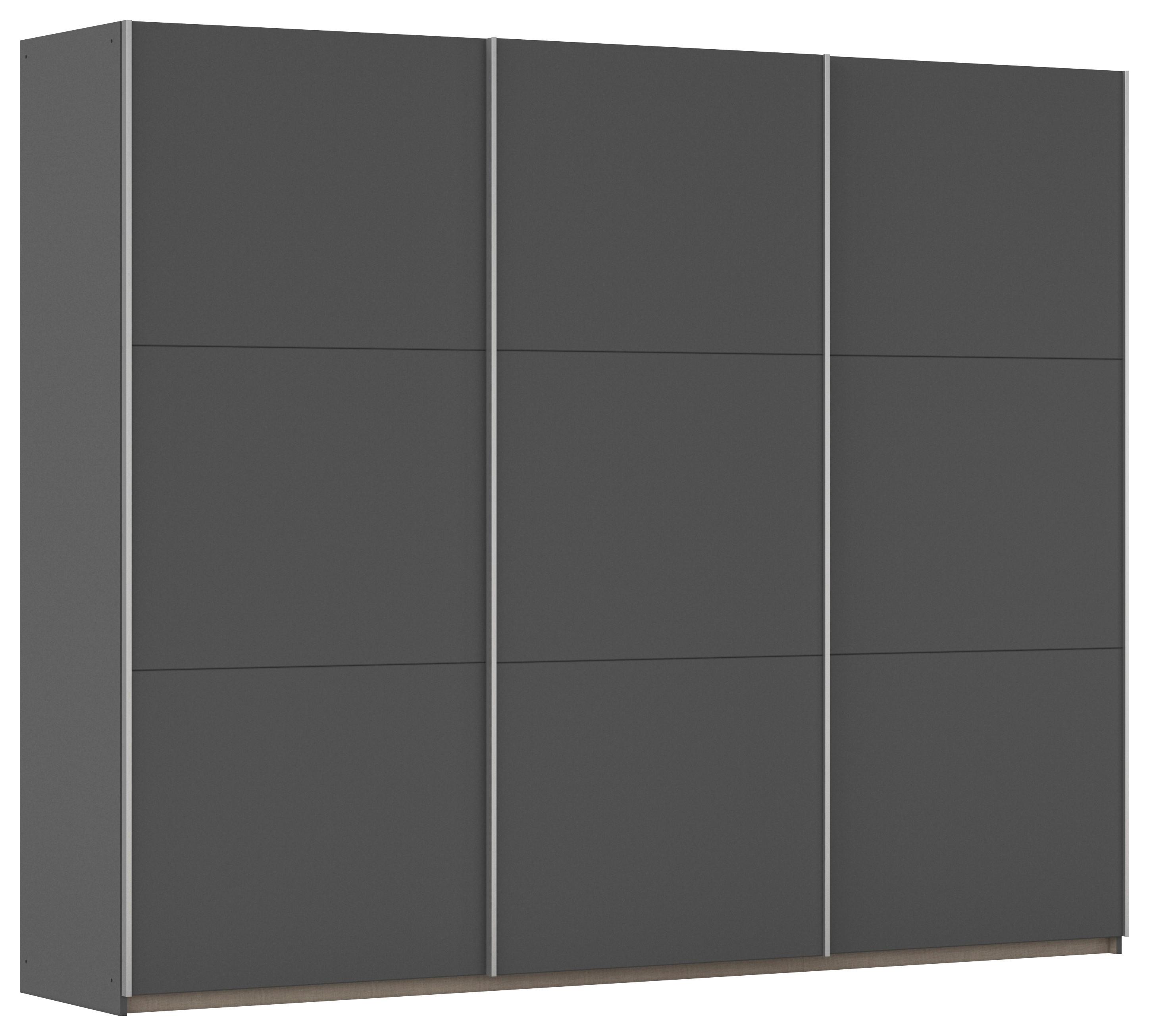 SCHWEBETÜRENSCHRANK Berny, Grau B: 261 cm - Grau, Trend, Holzwerkstoff (261/210/59cm) - Rauch Möbel