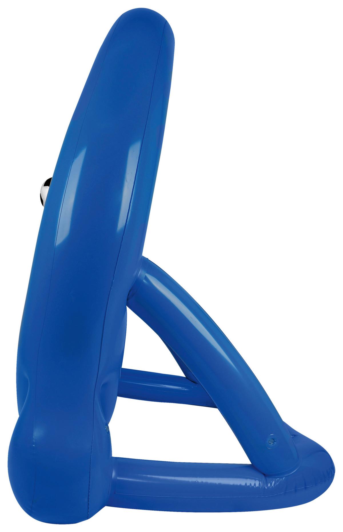 Fussball/Dartscheibe aufblasbar inkl. 2 Fußbälle - Blau, LIFESTYLE, Kunststoff (100/150/152cm)