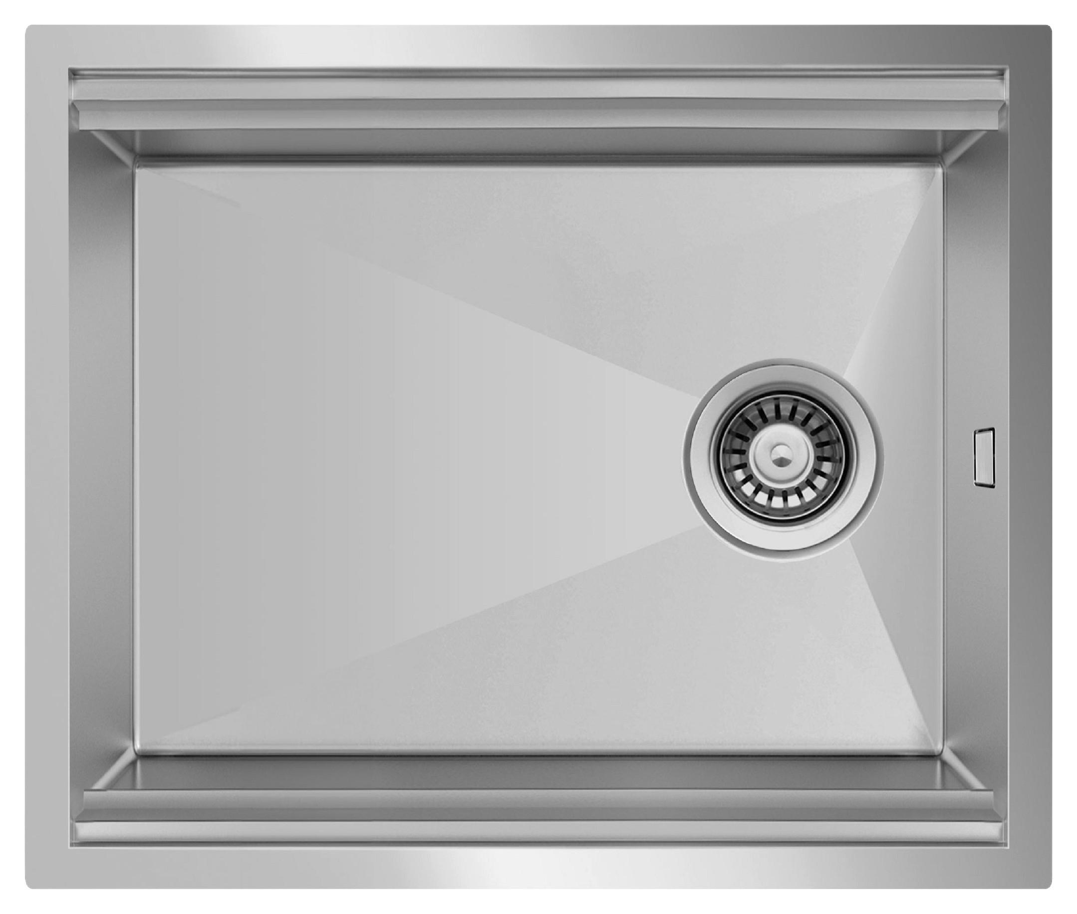 Spüle San Diego Edelstahl 61x25,8 cm