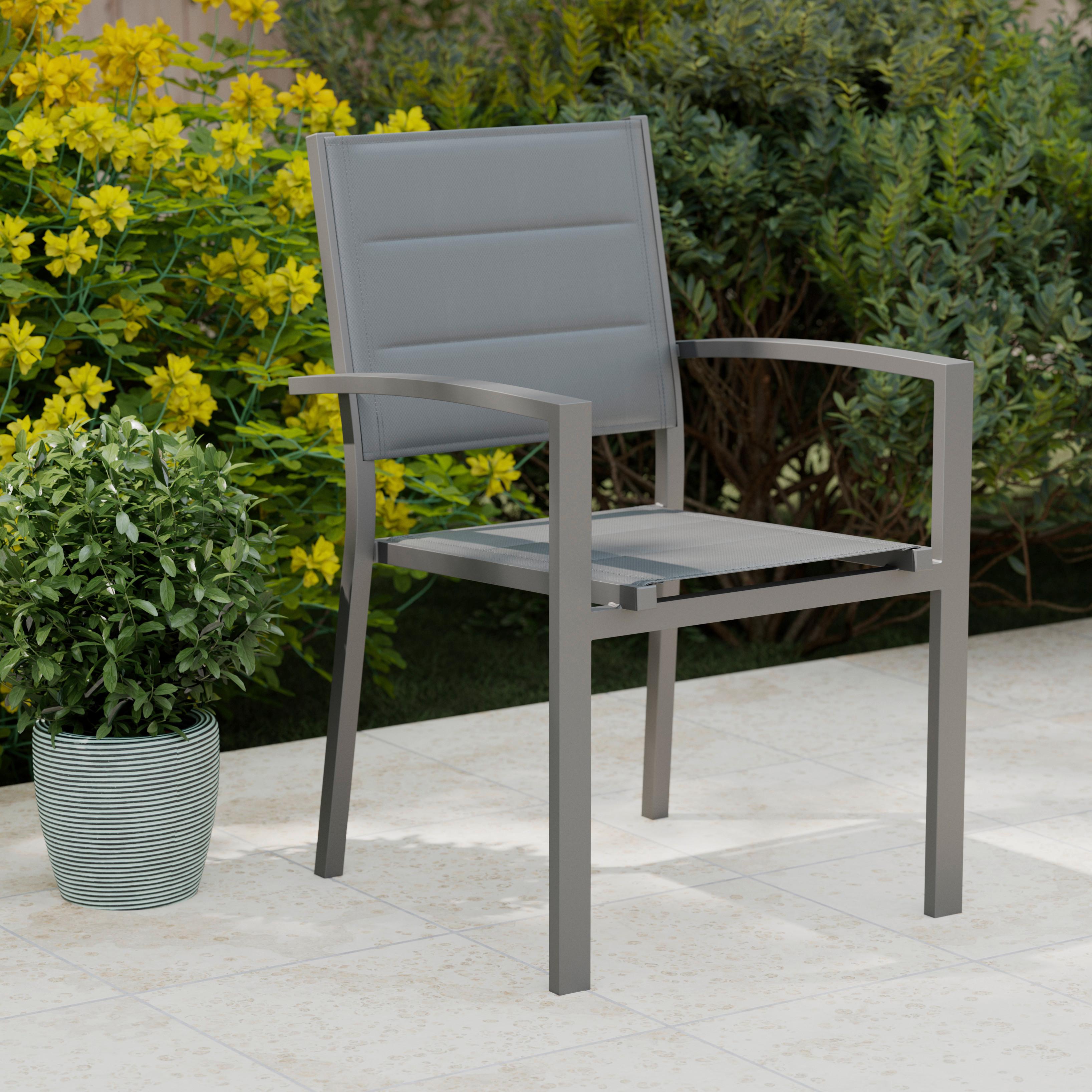 STOHOVATELNÉ KŘESLO ORLANDO 1 - šedá/tmavě šedá, Basics, kov/textil (54/86/58cm) - Mömax