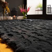 Fellteppich My Valley 245 - Anthrazit, Basics, Textil (120/170cm) - Obsession