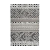 Webteppich Creme/Taupe Yoga 160x203 cm - Taupe/Creme, Trend, Textil (160/230cm) - Kayoom