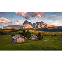 Fototapete Dolomitentraum - Multicolor, Trend, Textil (450/280cm)