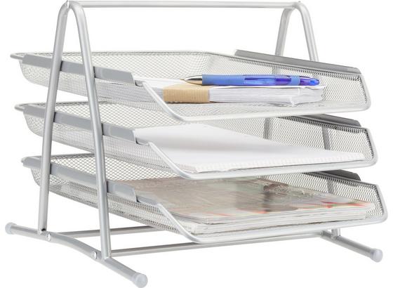 Organizér Mesh -sb- - farby striebra, kov (35/27,5/29,5cm) - HOMEZONE Organizér Mesh -sb- - farby striebra, kov (35/27,5/29,5cm) - HOMEZONE