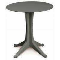 Gartentisch Levante Anthrazit - Anthrazit, MODERN, Kunststoff (70/72cm)