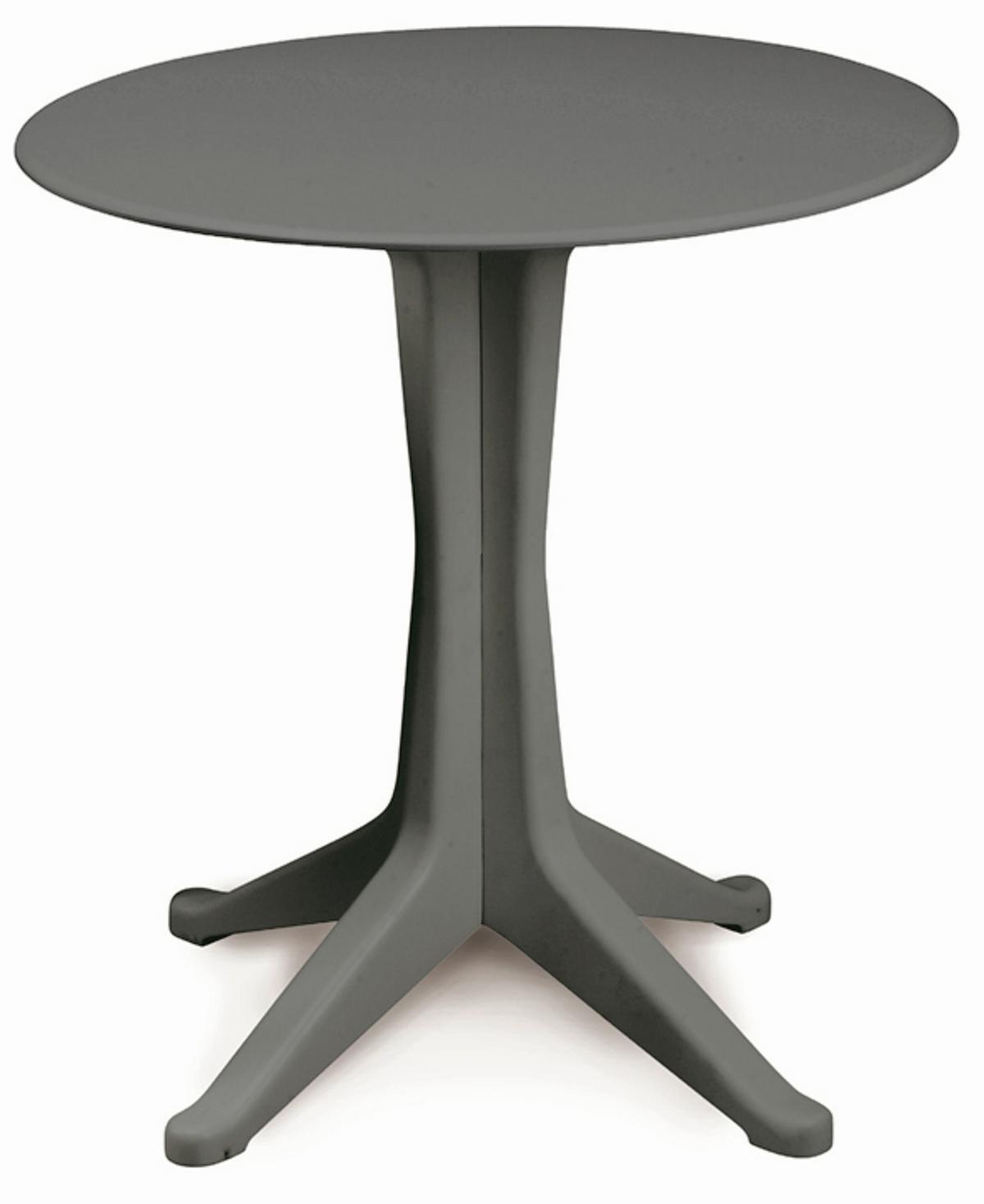 Gartentisch Levante Anthrazit - Anthrazit, MODERN, Kunststoff (70/72cm)