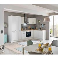 Eckküche Turin Weiß/Eiche Dekor 300x165 cm - Weiß/Eiche Artisan, Basics, Holzwerkstoff (300/165cm) - MID.YOU