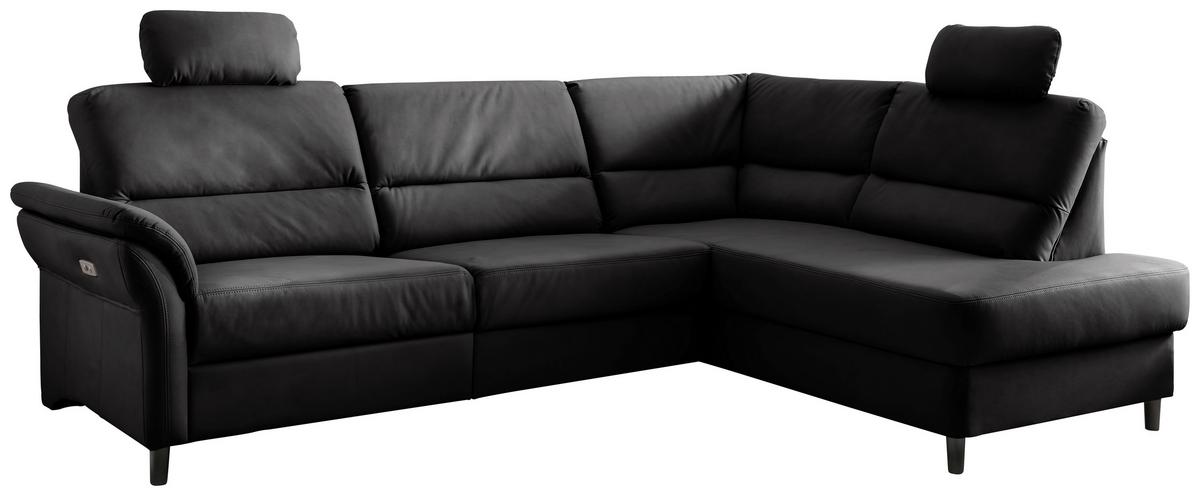 Ecksofa Cavoli, Schwarz S: 266x190 cm - Schwarz, MODERN, Textil (266/190cm) - Livetastic