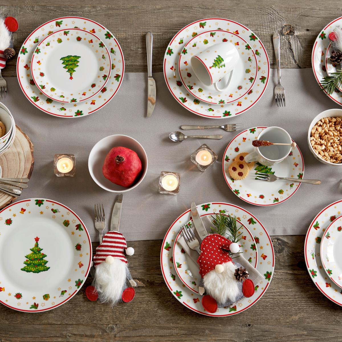 Besteckset 30-Teillig Midi für 6 Personen - Edelstahlfarben, KONVENTIONELL, Metall - Silit