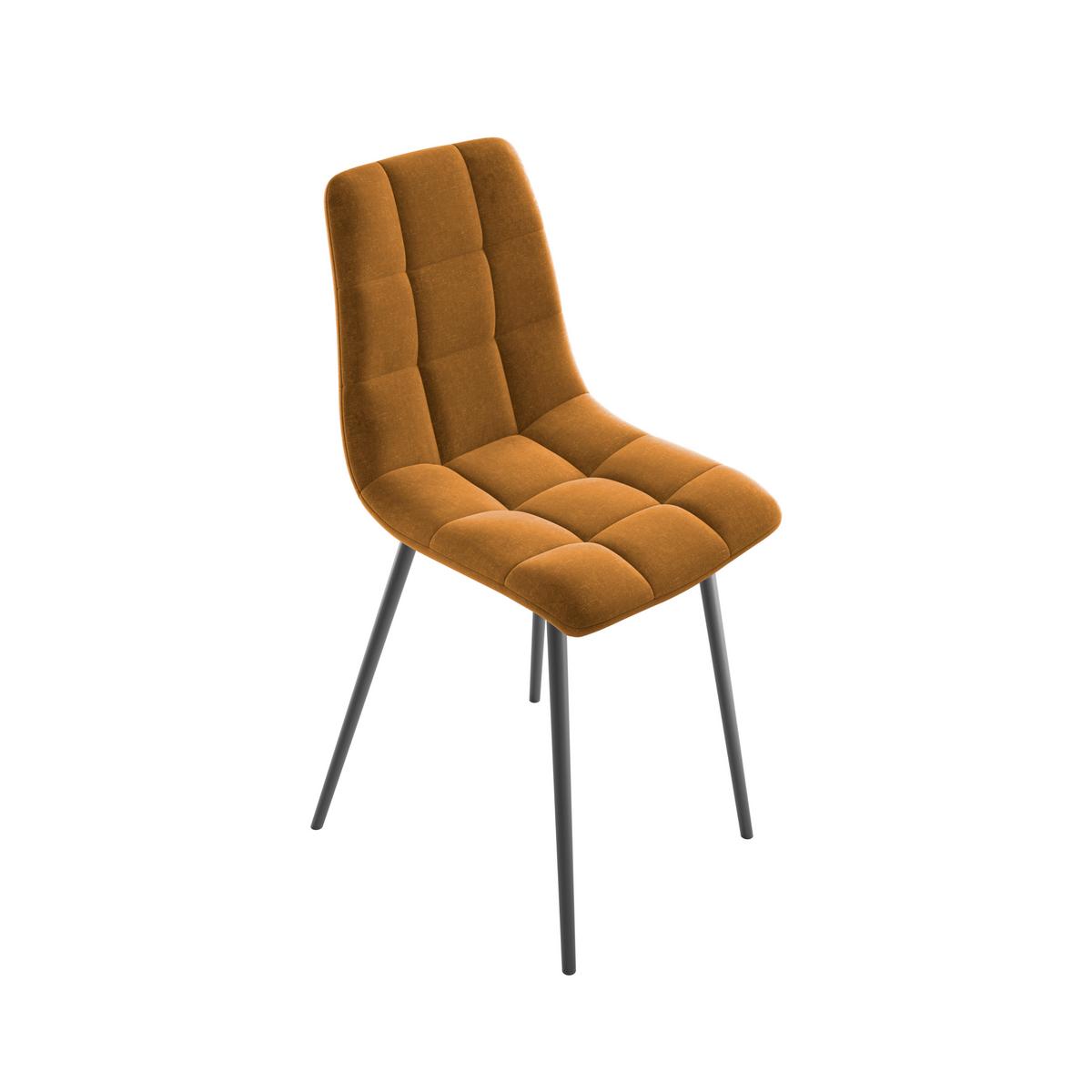 ČTYŘNOHÁ ŽIDLE LECH - černá/barvy zlata, Konvenční, kov/dřevo (45/88/55cm)