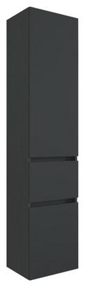 Hochschrank Pienza grau Badezimmer Hochschrank PIENZA grau graphit