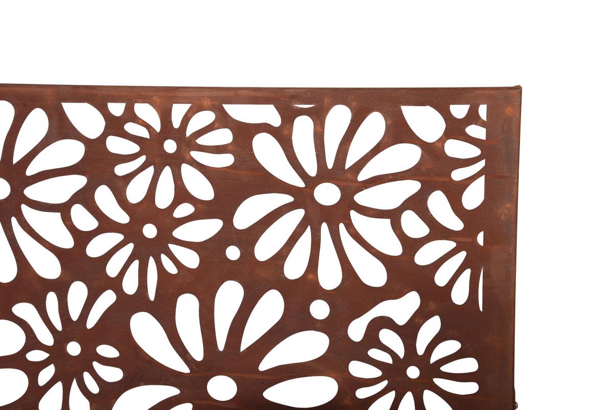 Pflanztrog Metall Rostoptik - Rostfarben, MODERN, Metall (78/118/30cm)