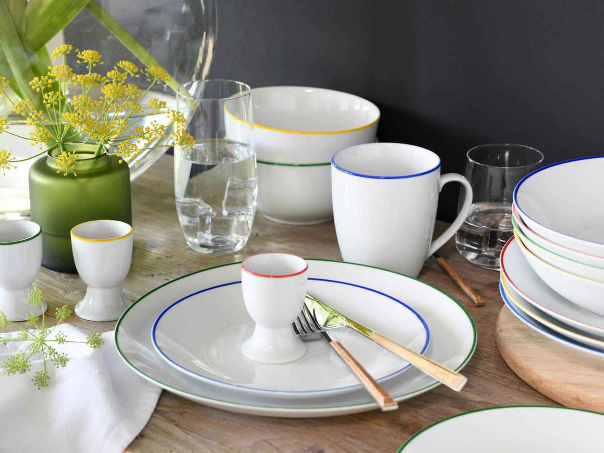 Kombiservice Multicolor L: 39 cm - Multicolor, Basics, Keramik (39/33/30,5cm) - Creatable
