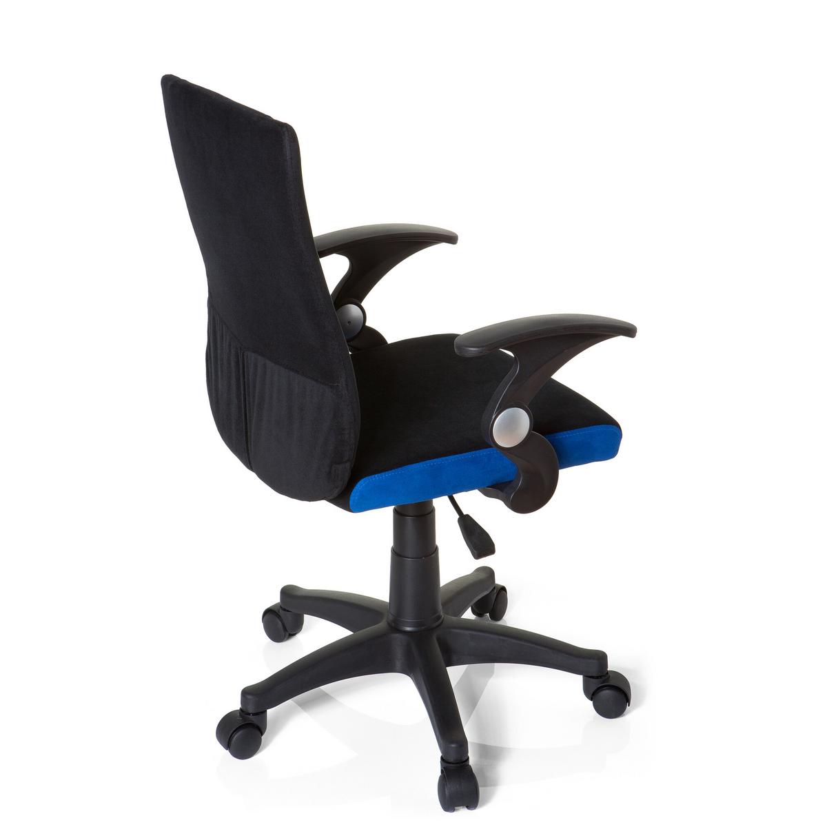 Jugenddrehstuhl Kiddy Pro Al Blau/Schwarz - Blau/Schwarz, Basics, Kunststoff (50/87-97/40cm) - MID.YOU