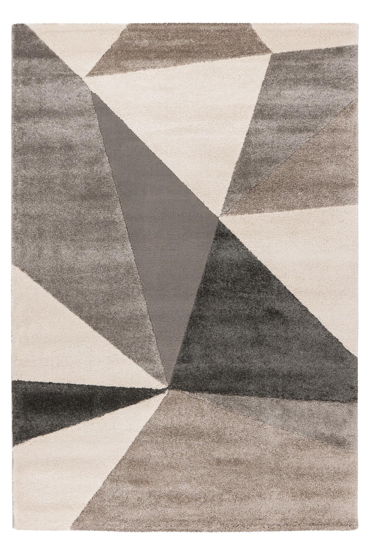 Hochflorteppich My Canyon 974 - Grau, Basics, Textil (80/150cm) - Obsession