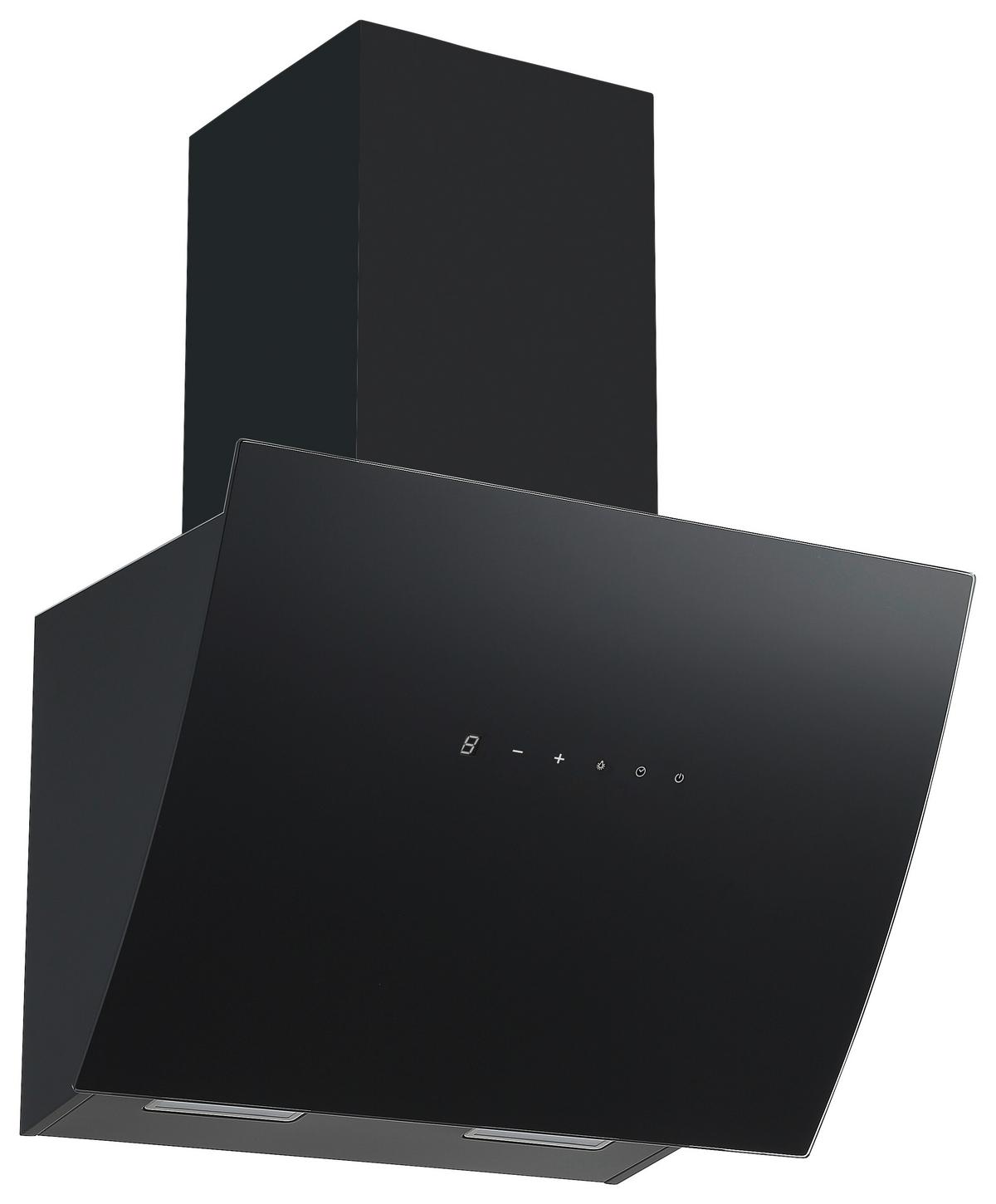 Kopffreihaube Respekta Selia Metall/glas Schwarz B: 60 Cm - Schwarz, Trend, Glas/Metall (60/78-116/40,8cm) - Respekta