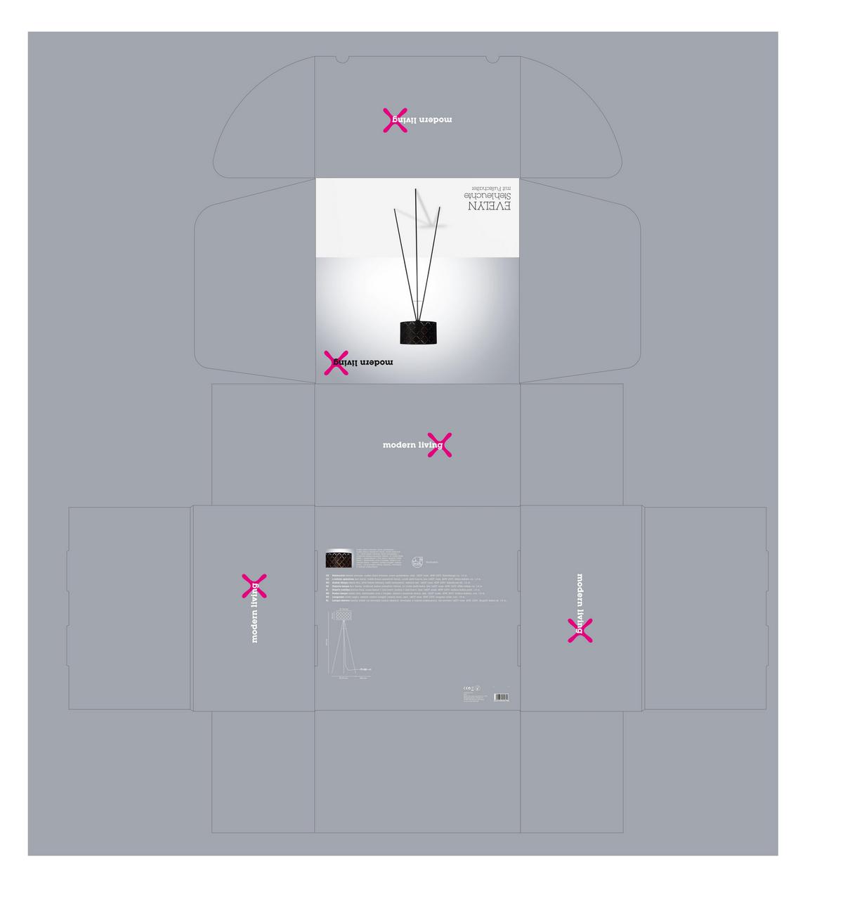 Stolová lampa Evelyn V: 35cm, 40 Watt - čierna, Lifestyle, kov (17/35cm) - Mömax