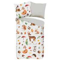 Jugendbettwäsche Autumn Multicolor 135x200 cm - Multicolor, Natur, Textil (135/200cm)