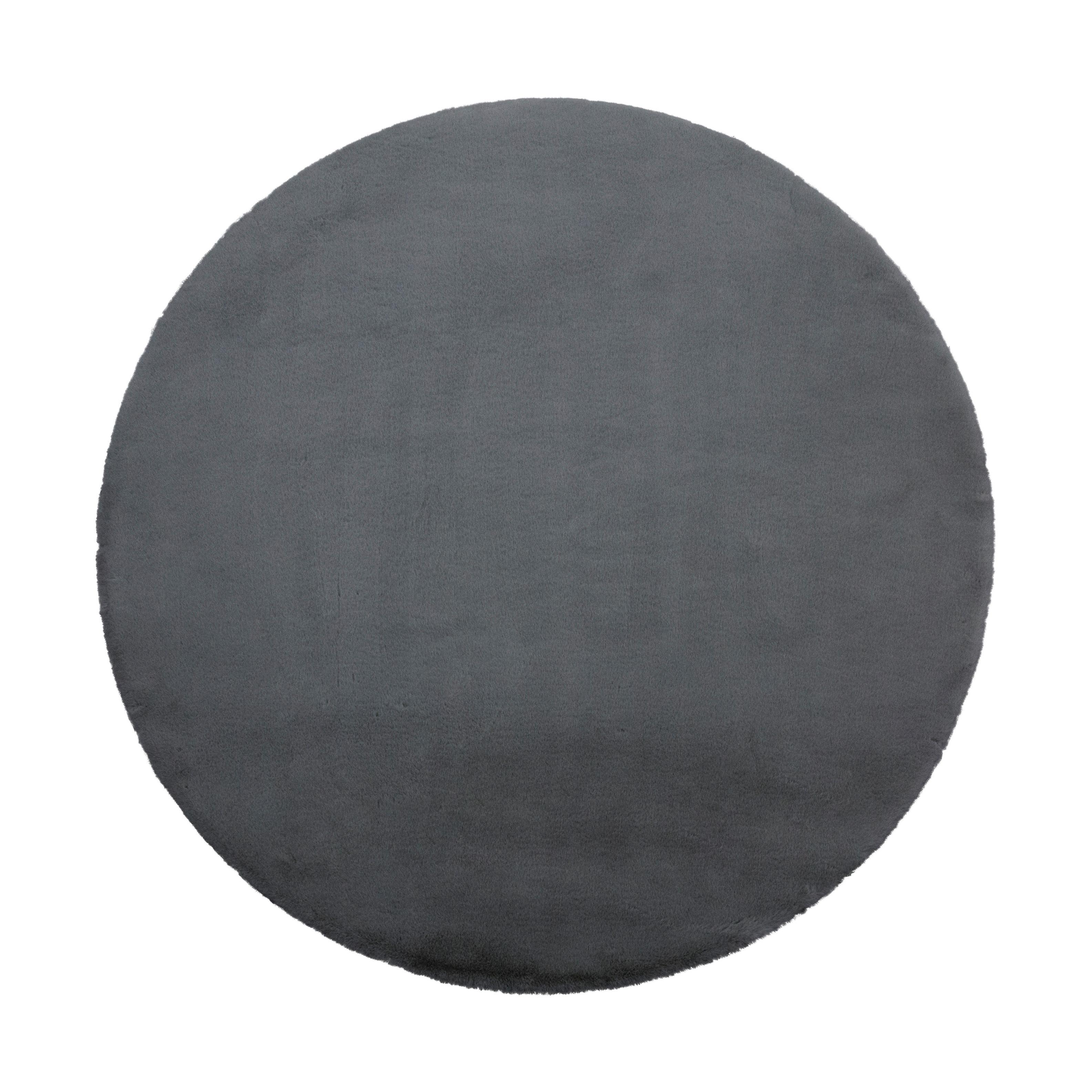 UMELÁ KOŽUŠINA CAROLINE 5 - tmavosivá, Modern, textil (120cm) - Mömax