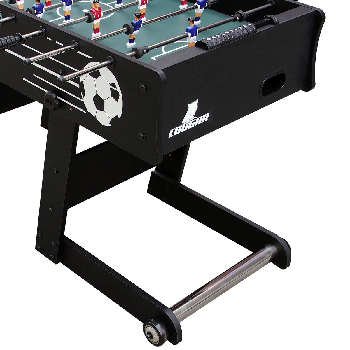 Stolní futbal SKORPION KICK - černá, Moderní, dřevo (121/61/81cm)