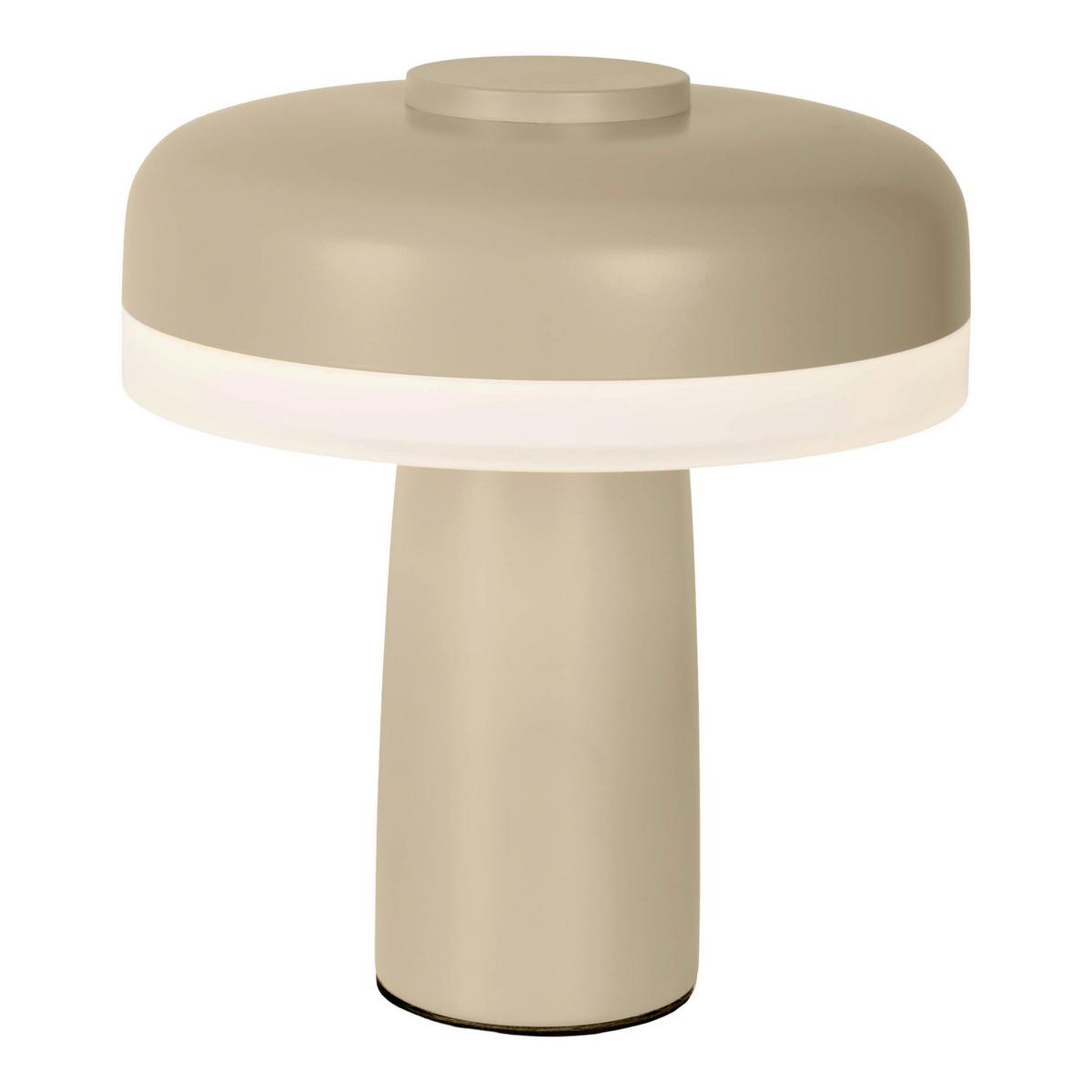 LED-Tischleuchte 3196411 Pilu - Beige, KONVENTIONELL, Kunststoff/Metall (16,5/15cm) - Näve