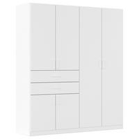 Drehtürenschrank Maika Weiß B: 180 cm - Weiß, MODERN, Holzwerkstoff (180/210/54cm) - Rauch Möbel