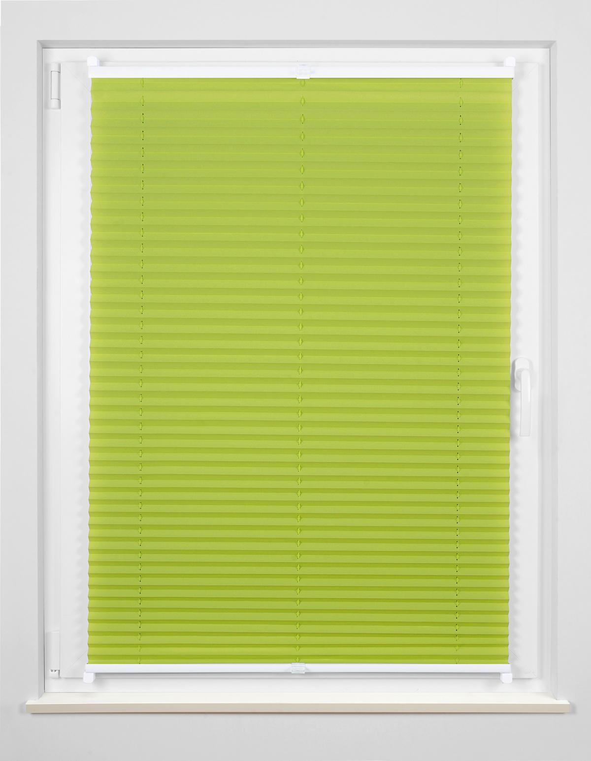 Plissee Free Grün B: 100 cm - Grün, Basics, Textil (100/130cm) - Homeware