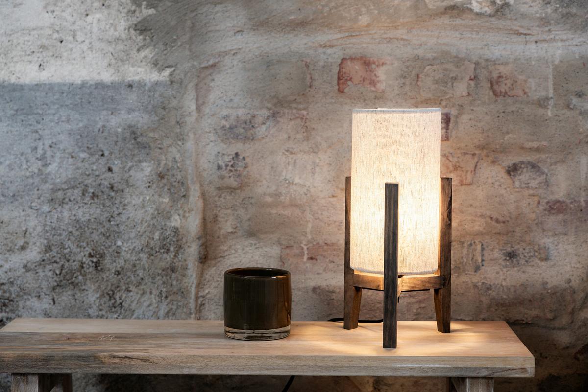 Tischleuchte Memory-Funktion, 40w - Beige, Basics (18/34/18cm) - Markslöjd