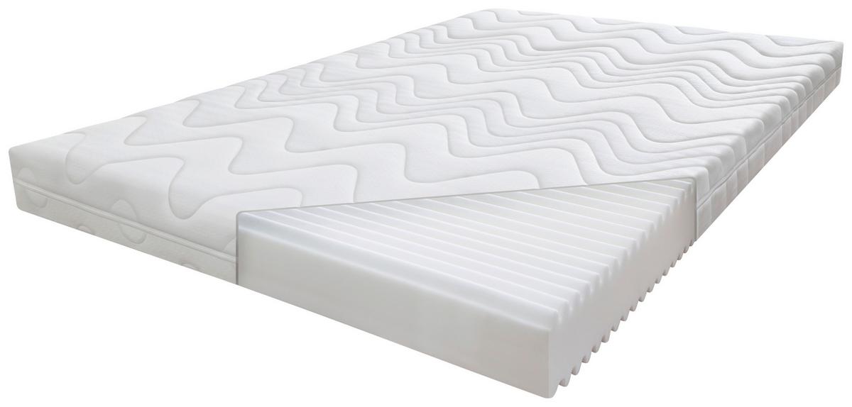 Kindermatratze Komfort Med 120x200 cm H2 H: 14 cm - Weiß, MODERN, Textil (120/200cm) - MID.YOU