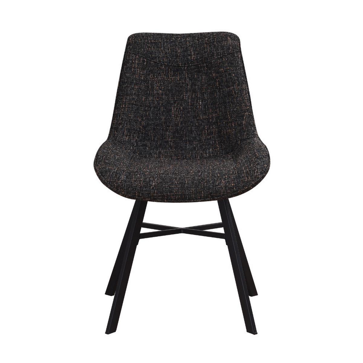 Stuhl-set Samuel - Schwarz, Design, Textil (53/87/63cm) - MID.YOU