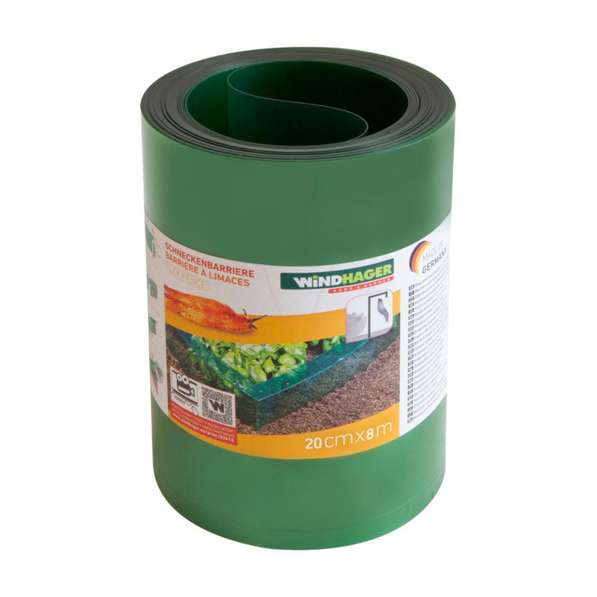 Schneckenbarriere Pet Grün/Transparent L: 8 M - Transparent/Grün, Basics, Kunststoff (20/800cm)