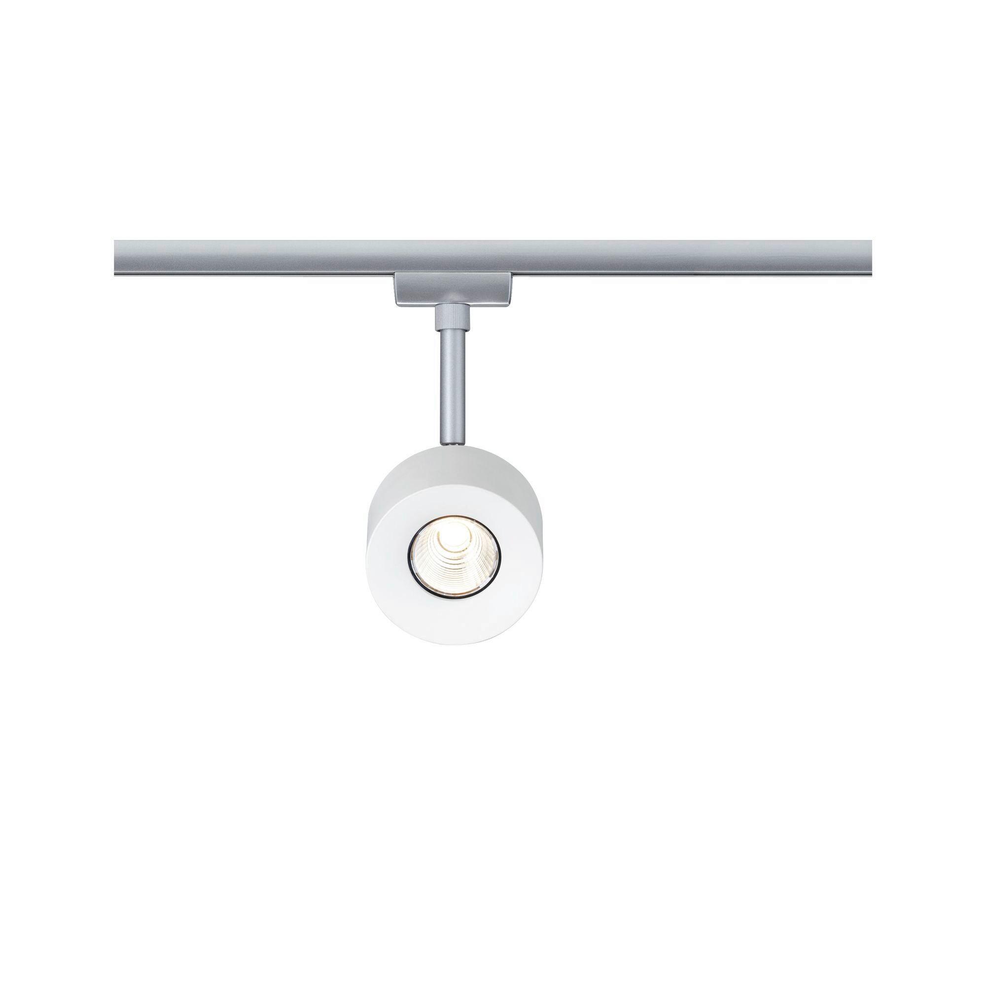 Schienensystem Urail Strahler 95373 In Weiß/chromfarben - Chromfarben/Weiß, Basics, Kunststoff/Metall (8,6/19,7cm) - Paulmann