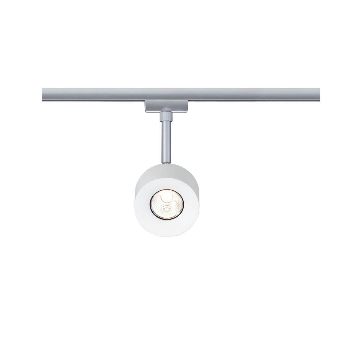 Schienensystem Urail Strahler 95373 In Weiß/chromfarben - Chromfarben/Weiß, Basics, Kunststoff/Metall (8,6/19,7cm) - Paulmann