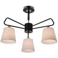DECKENLEUCHTE 33-21649 MORLEY - Schwarz, Basics (58,5/58,5/36,5cm)