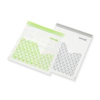 Sáček na potraviny 30 ks 2 různé velikosti 4,5 l+6 l - světle zelená/čiré, Konvenční, plast - Mömax