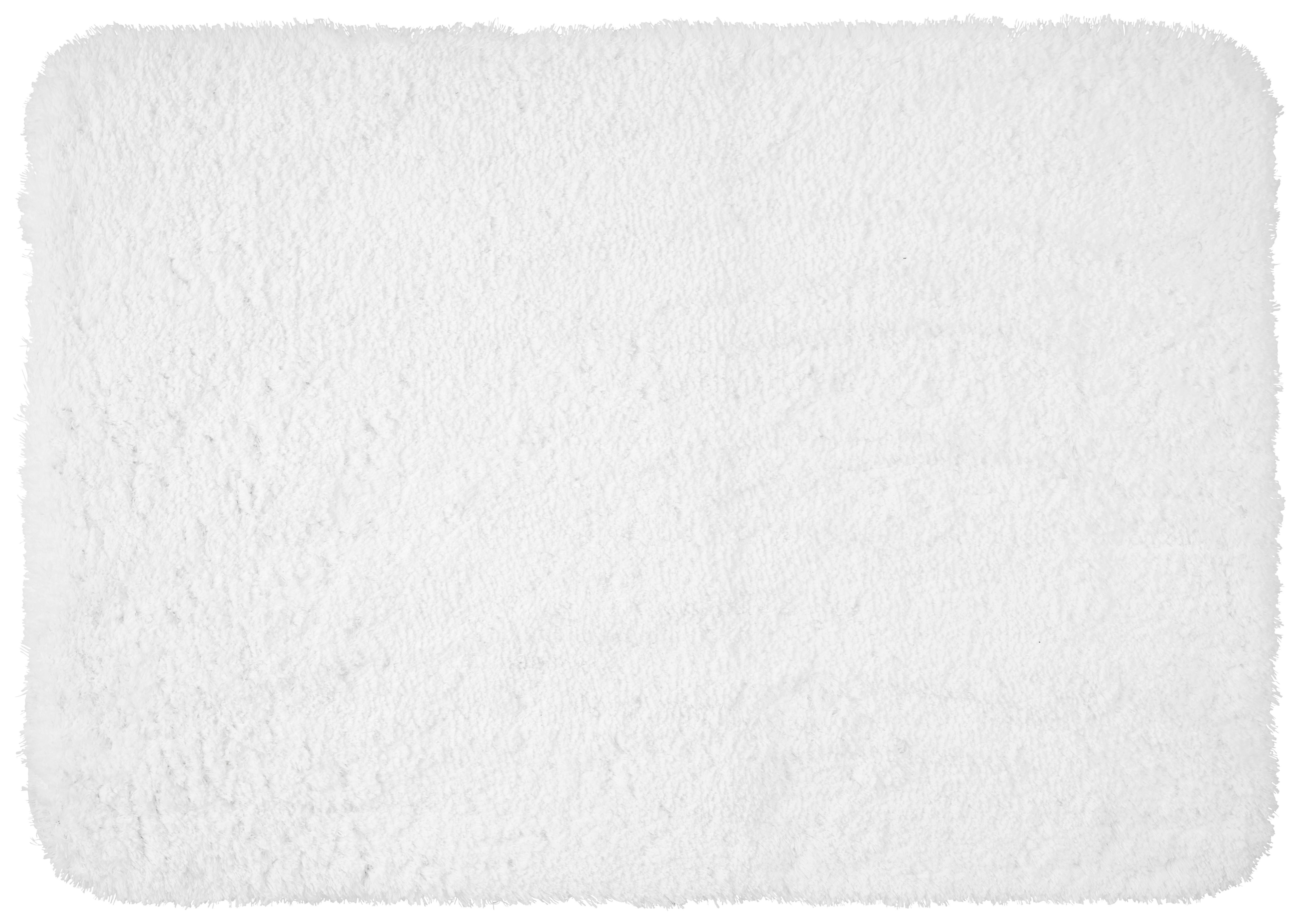 Kúpeľňová predložka Chris, 60/90cm, biela - biela, textil (60/90cm) - Premium Living