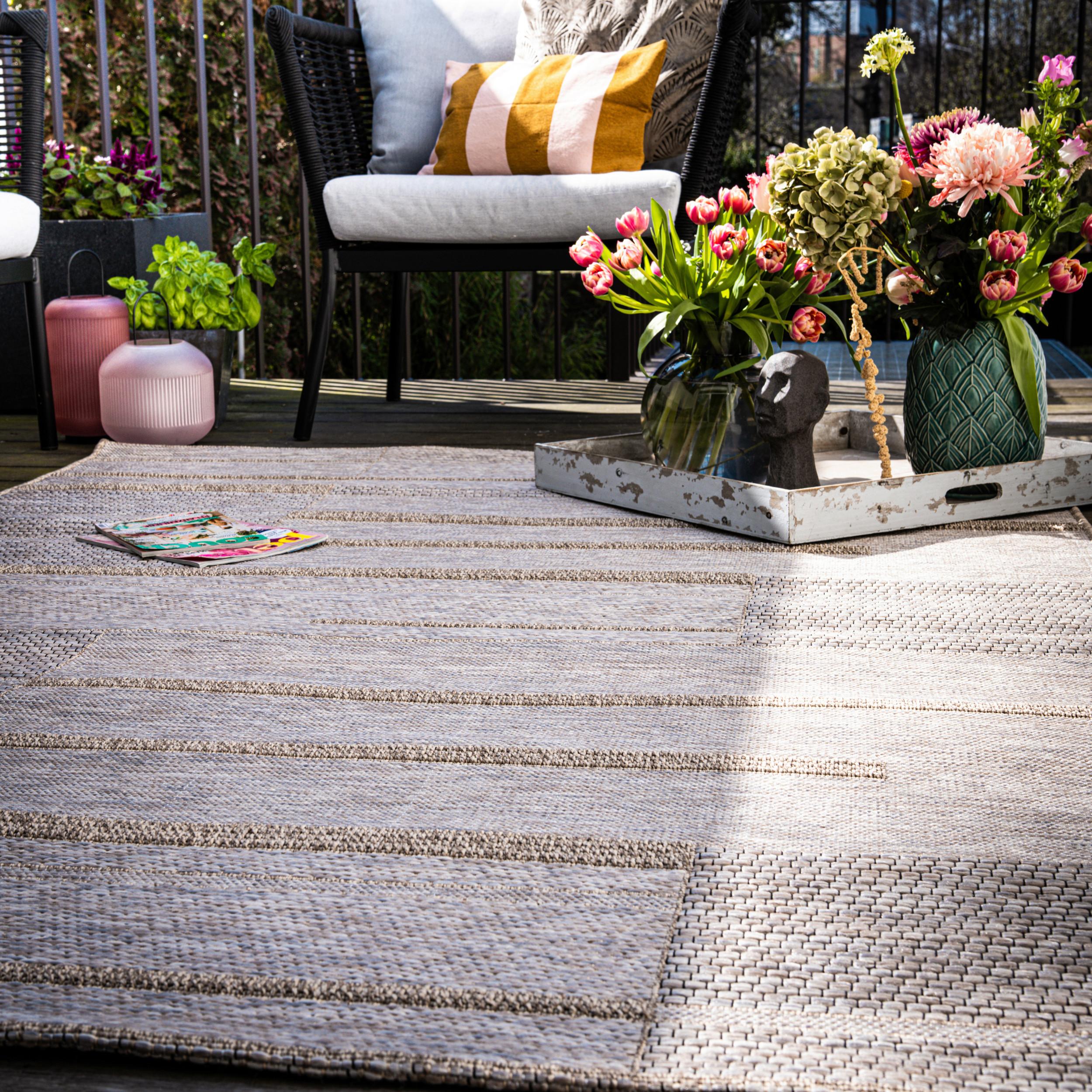 Flachwebteppich My Oslo 706 - Taupe, Design, Textil (240/340cm) - Obsession