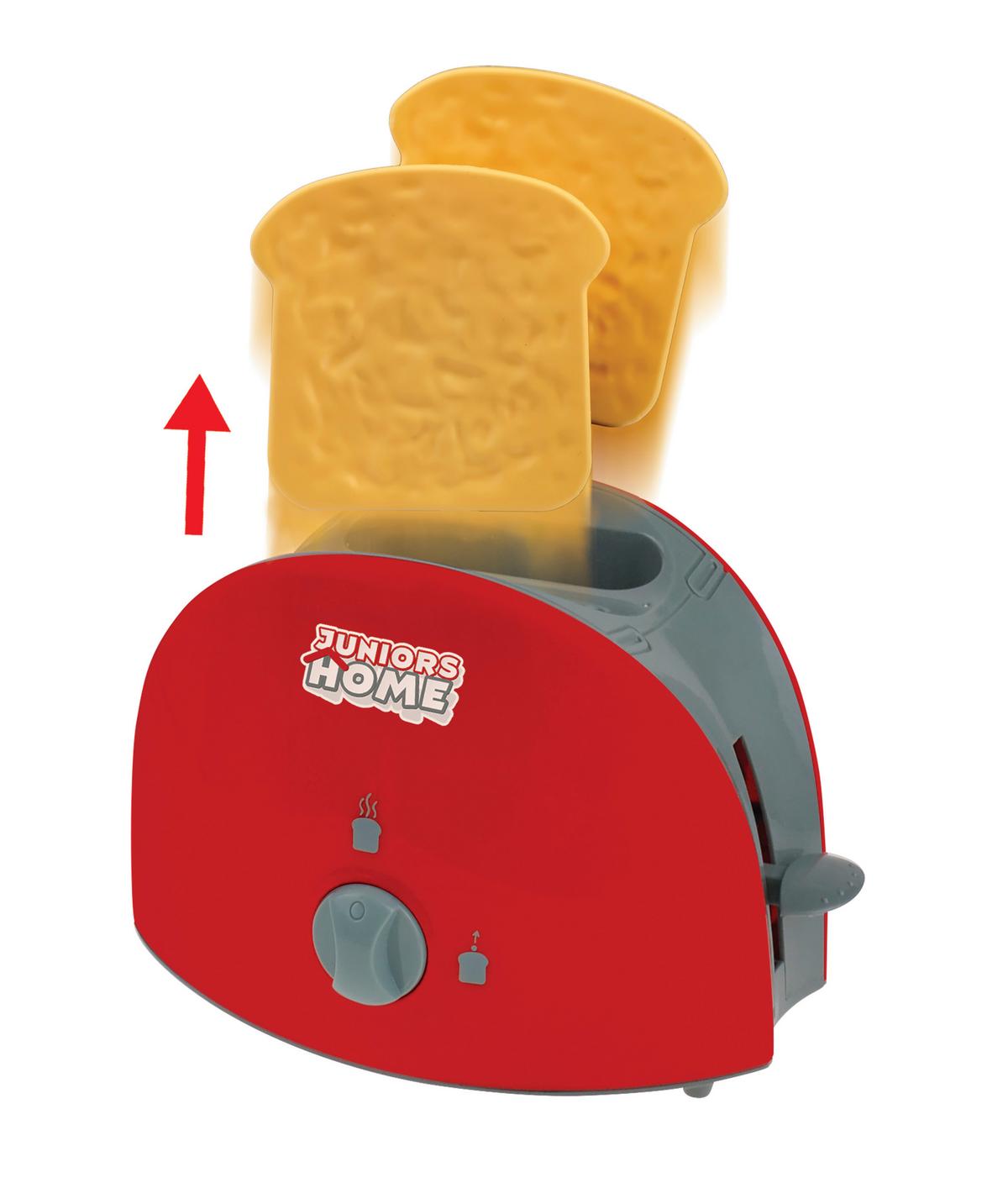 Kinderküchenzubehör Kinder-Toaster "maxi" - Rot/Grau, Basics, Kunststoff (12/14cm)