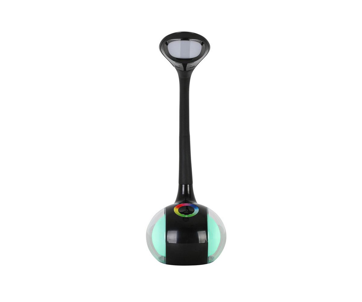 LED LAMPA NA PÍSACÍ STÔL NIHAT1 - priehľadné/čierna, Modern, kov/plast (max 30/13,5/max 53cm) - Mömax