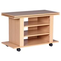 TV stolek LUCA buk - barvy buku, Konvenční, kompozitní dřevo/plast (75/51/38cm) - MID.YOU