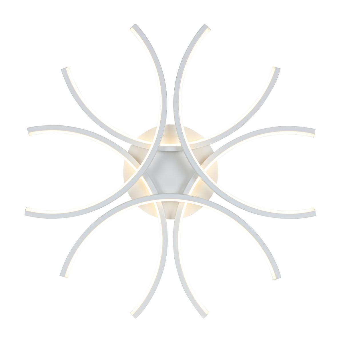 STROPNÉ LED SVIETIDLO WILMA - biela, Modern, kov/plast (60/60/8,5cm) - Mömax